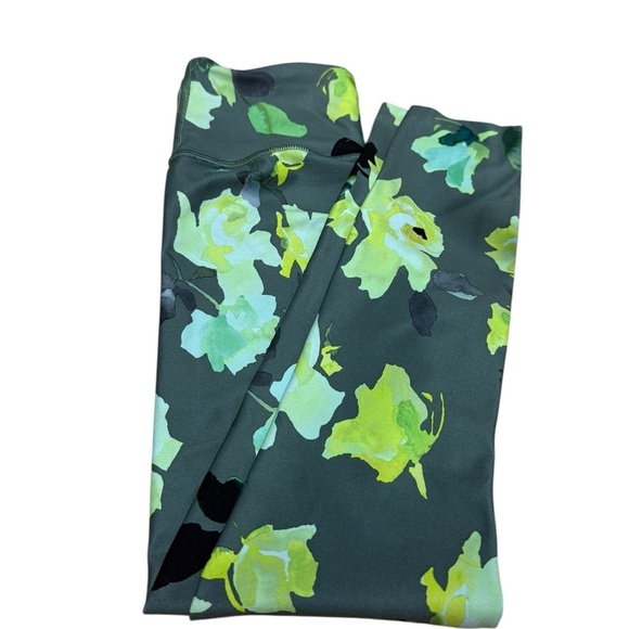 Athleta Pants - Athleta Green and Yellow Leggings for Active Comfort